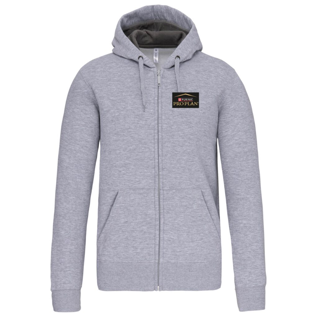 Sweat à Capuche Zero Restriction – Homme XL – Noir/gris – Zip – Golf – Bon état