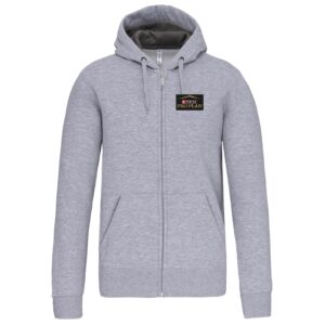 Sweat-shirt zippé à capuche